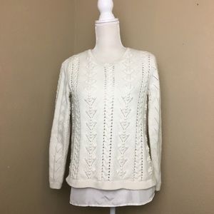 Garnet Hill Loose Fitting Sweater, Size S